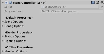 Default Scene Controller