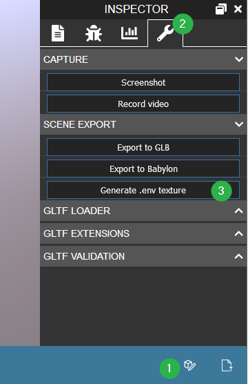 inspector env texture tool